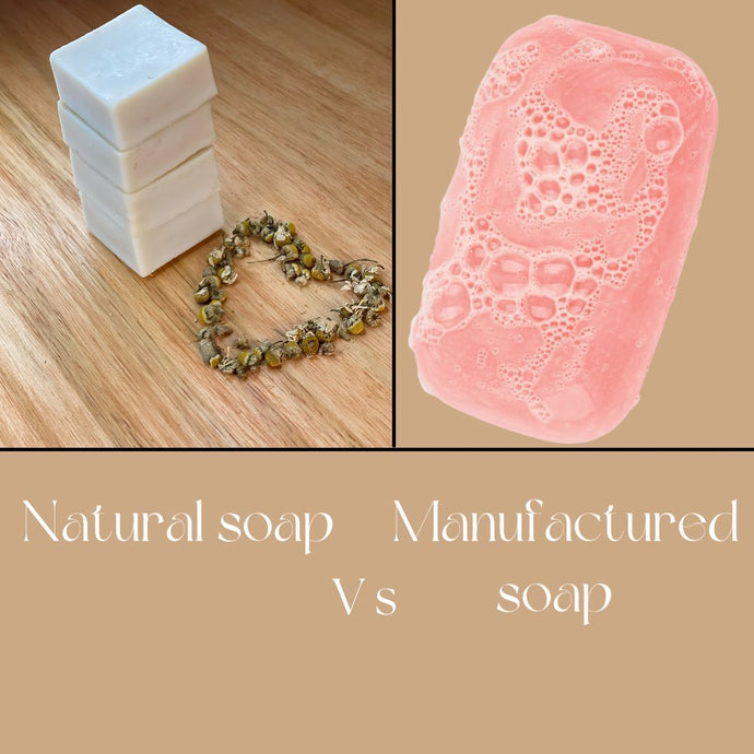 The Difference between Store bought soap vs Natural Soap