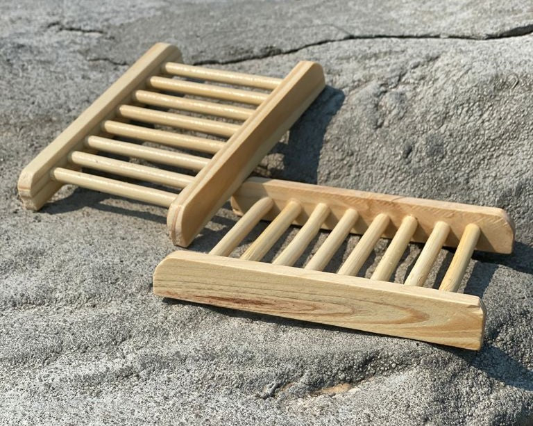 Natural Wood Soap Tray