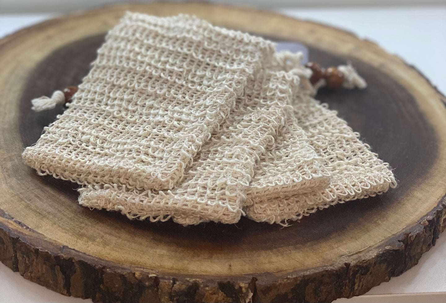 Exfoliant natural sisal soap bags