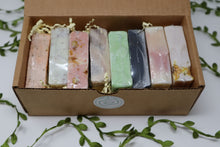 Load image into Gallery viewer, Handmade Soap Gift Box 8pk| Artisan soap bar | Self Care| Personalized gift |Care Package
