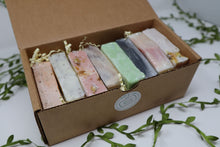 Load image into Gallery viewer, Handmade Soap Gift Box 8pk| Artisan soap bar | Self Care| Personalized gift |Care Package
